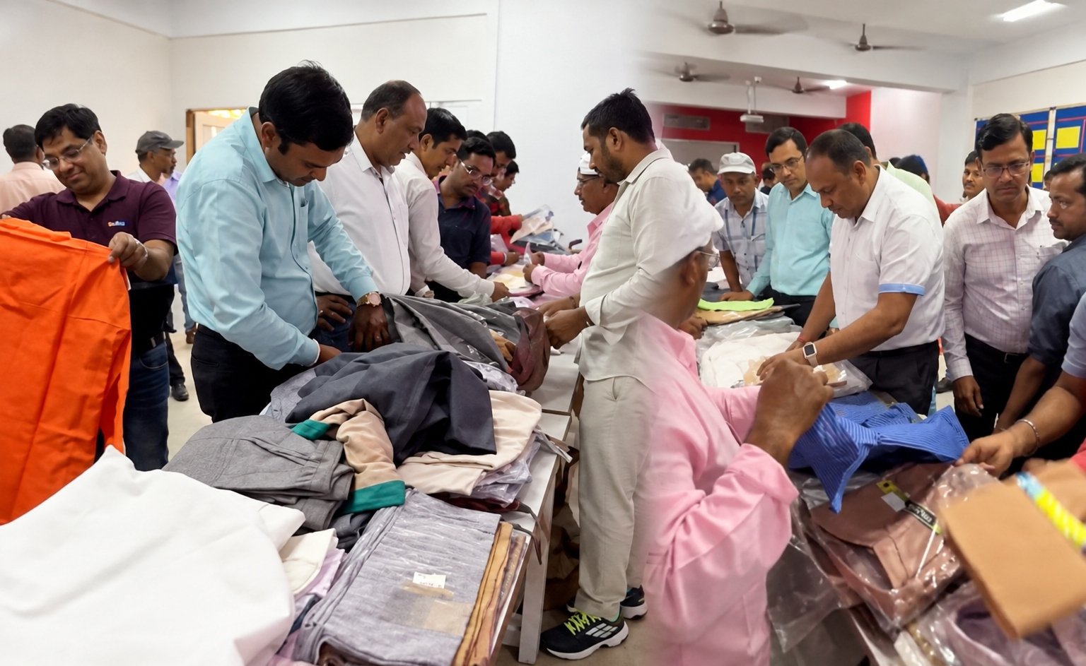 सूर्या रोशनी में खादी आश्रम के स्टॉल पर उमड़े कर्मचारी, स्वदेशी उत्पादों को मिला बढ़ावा